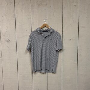 Polo by Ralph Lauren Navy and White Striped Shirt